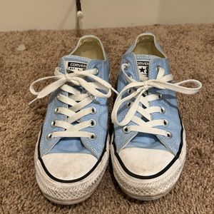 Baby blue Converse